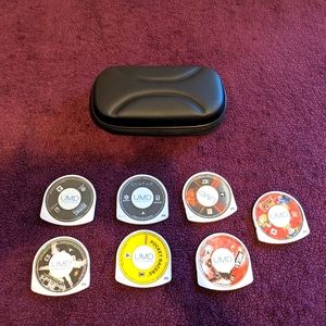 Bundle of PSP Games w/ Case